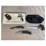 Maxam 3 Knife/Saw Game Cleaning Kit
