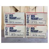 4 Boxes Winchester 2 3/4 Inch No. 6 Duck & Pheasant 12 Gauge