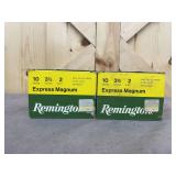 2 Boxes Remington Express Magnum 3 1/2 Inch No. 2 10 Gauge Shotshell