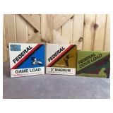 2 Boxes Federal No. 8 Lead & 1 Box No. 4 Steel 12 Gauge