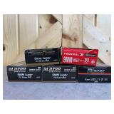 5 Boxes  CCI Blazer & Federal 115 & 124 Gr. FMJ 9mm