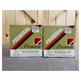 2 Boxes Federal Premium 3 1/2 Inch BB 10 Gauge Shotshell