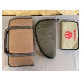 3 Soft/Zippered Handgun Cases