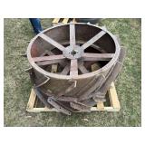 (2) Fordson Six Spoke Rear Wheels