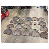 (20) Fordson Steel Pan Seats