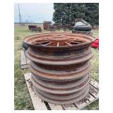(4) Steel Rear Wheels