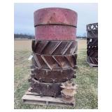 (6) Rear Steel Wheels