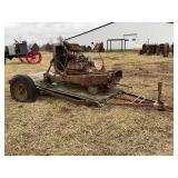 Ford Flathead V8 and Transmission and Trailer