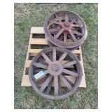 (4) Fordson Steel Wheels