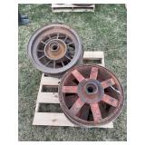 (4) Four Fordson Wheels