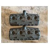 (2) Ford Flathead V8 T9 Heads