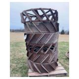 (6) Steel Rear Wheels