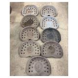 (9) Fordson Steel Pan Seats