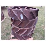 (4) Fordson Steel Rear Wheels