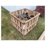 Assorted Crate of Belt Pulleys