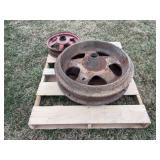 (3) Fordson Front Wheels