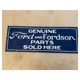 Fordson Parts Sign