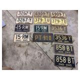 1940’s License Plates