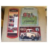 Ford/Fordson Signs and Thermometer