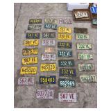 1970’s Ohio License Plates