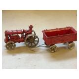 (2) Fordson Tractor + Wagon Arcade
