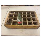 Coca-Cola Wood Crate and Bottle