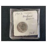 1902 Barber Dime