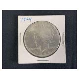 1924 Peace Dollar