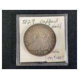 1829 Capped Bust Half Dollar