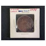 1798 United States Draped Bust Large Cent Coin