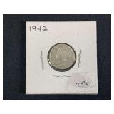 1942 Mercury Dime
