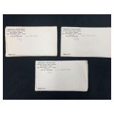 3 1968-U.C. US Assay Office Unopened Mint Sets