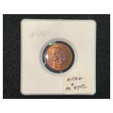 1880 Indian Head Cent Coin