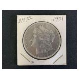 1901 Morgan Silver Dollar