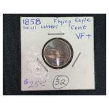 1858 Flying Eagle Cent