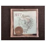 1857-O Seated Liberty Half Dime