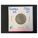1916-D Buffalo Nickel