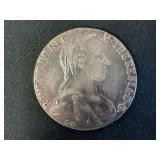 1780 Austria Maria Theresa Thaler Silver Coin