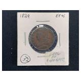 1829 Classic Head Half Cent Coin