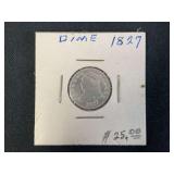 1827 Capped Bust Dime