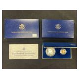 1987 U.S. Constitution $1 Dollar & $5 Gold Coin Set