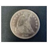 1846 United States Seated Liberty Silver Dollar