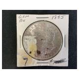 1885 Morgan Silver Dollar