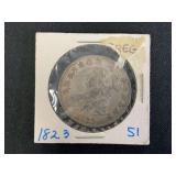 1823 Capped Bust Half Dollar Coin