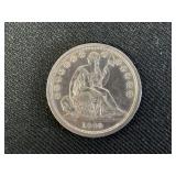 1840 Seated Liberty Dime Coin