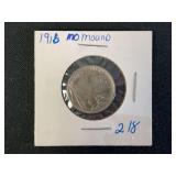 1916 Buffalo Nickel United States Coin Lot