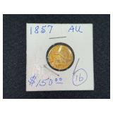 1857 Flying Eagle Cent Coin