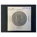 1952-D Franklin Half Dollar