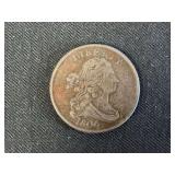 1806 Draped Bust Half Cent Coin United States