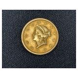 1851 US Liberty Head Gold Dollar